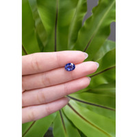 3.12 Ct. Blue Sapphire from Madagascar Life Style
