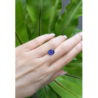 3.12 Ct. Blue Sapphire from Madagascar Life Style