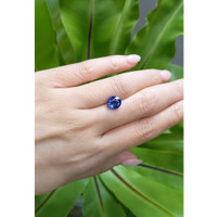 3.01 Ct. Blue Sapphire from Madagascar Life Style
