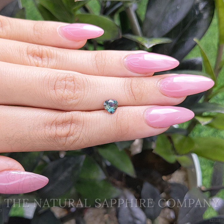 1.21 Ct. Bluish Green Sapphire from Madagascar