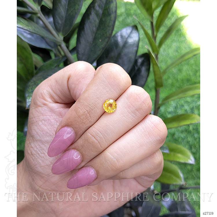 1.53 Ct. Yellow Sapphire from Ceylon (Sri Lanka)
