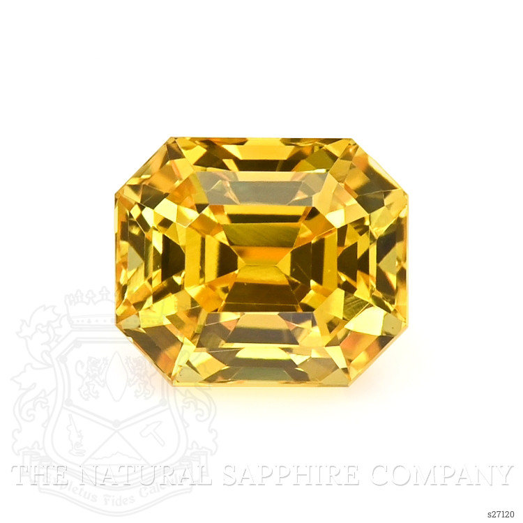 1.72 Ct. Orangish Yellow Sapphire from Ceylon (Sri Lanka)