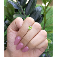 1.37 Ct. Green Sapphire from Tanzania Life Style