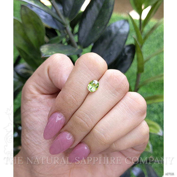 1.37 Ct. Green Sapphire from Tanzania