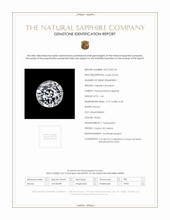 1.46 Ct. White Sapphire from Ceylon (Sri Lanka) Scan Report