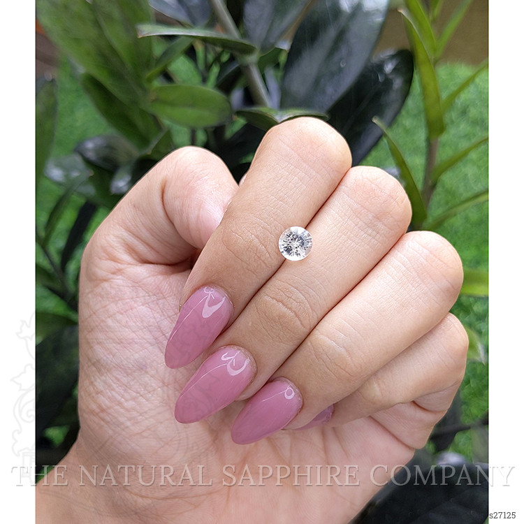 1.46 Ct. White Sapphire from Ceylon (Sri Lanka)