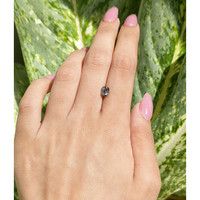 1.31 Ct. Greenish Brown Sapphire from Madagascar Life Style