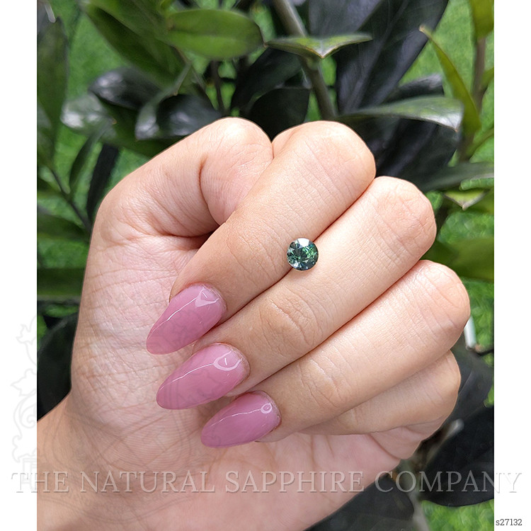 1.24 Ct. Bluish Green Sapphire from Madagascar