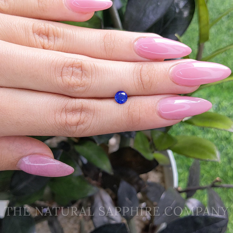 0.83 Ct. Blue Sapphire from Ceylon (Sri Lanka)