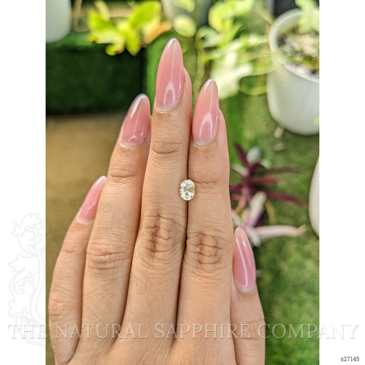 0.88 Ct. Yellow Sapphire from Ceylon (Sri Lanka)