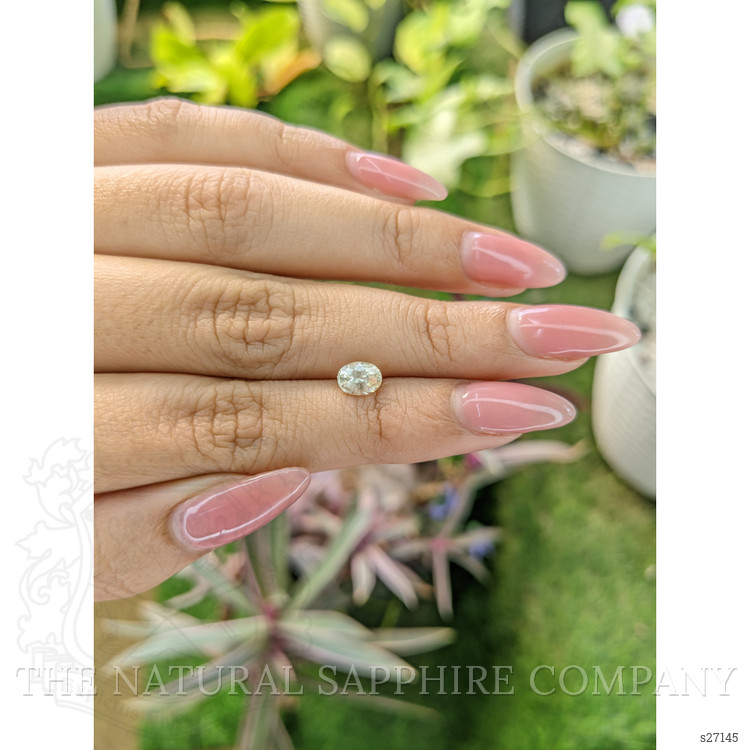 0.88 Ct. Yellow Sapphire from Ceylon (Sri Lanka)