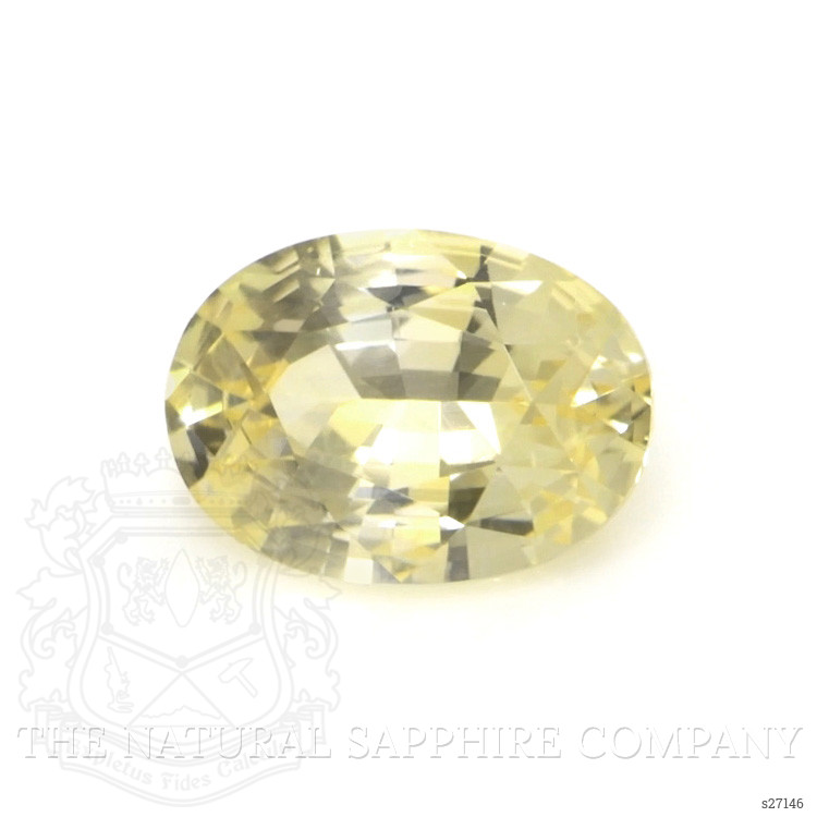 0.89 Ct. Yellow Sapphire from Ceylon (Sri Lanka)