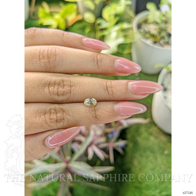 0.89 Ct. Yellow Sapphire from Ceylon (Sri Lanka)