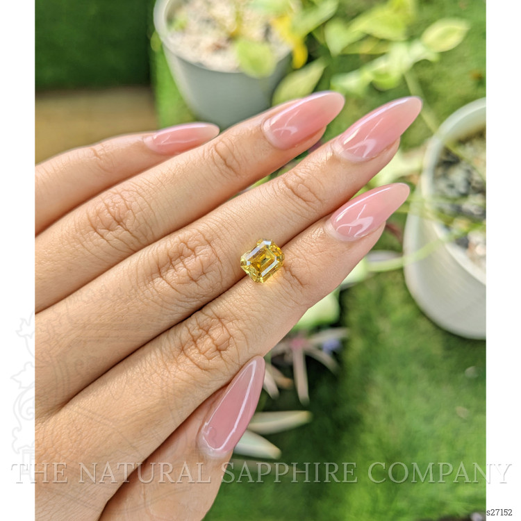 4.11 Ct. Yellow Sapphire from Ceylon (Sri Lanka)