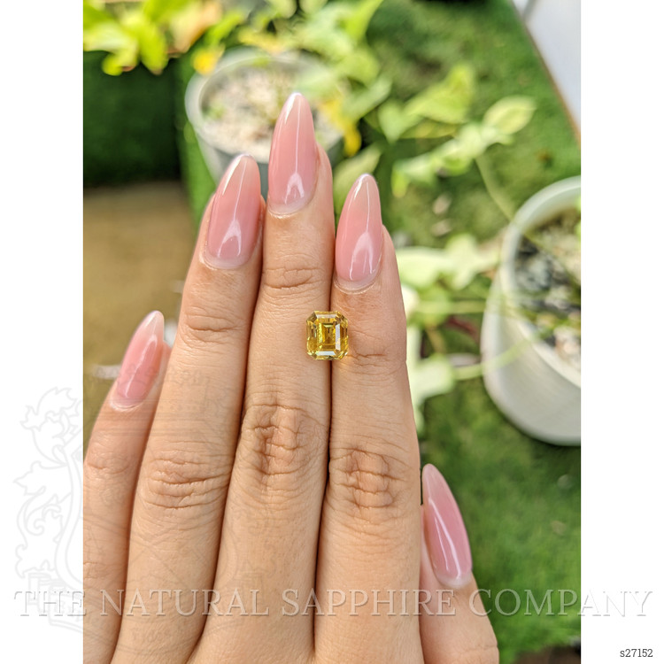 4.11 Ct. Yellow Sapphire from Ceylon (Sri Lanka)