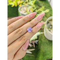 3.51 Ct. Pinkish Purple Sapphire from Ceylon (Sri Lanka) Life Style