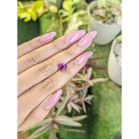 2.13 Ct. Purplish Pink Sapphire from Ceylon (Sri Lanka) Life Style