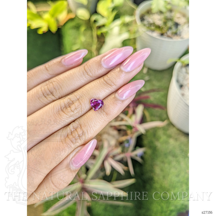 2.13 Ct. Purplish Pink Sapphire from Ceylon (Sri Lanka)