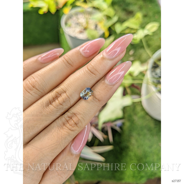 2.47 Ct. Bi Color Sapphire from Ceylon (Sri Lanka)