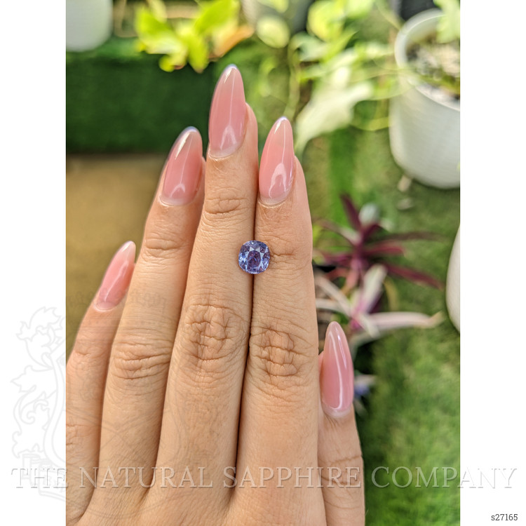 2.15 Ct. Violet Sapphire from Ceylon (Sri Lanka)
