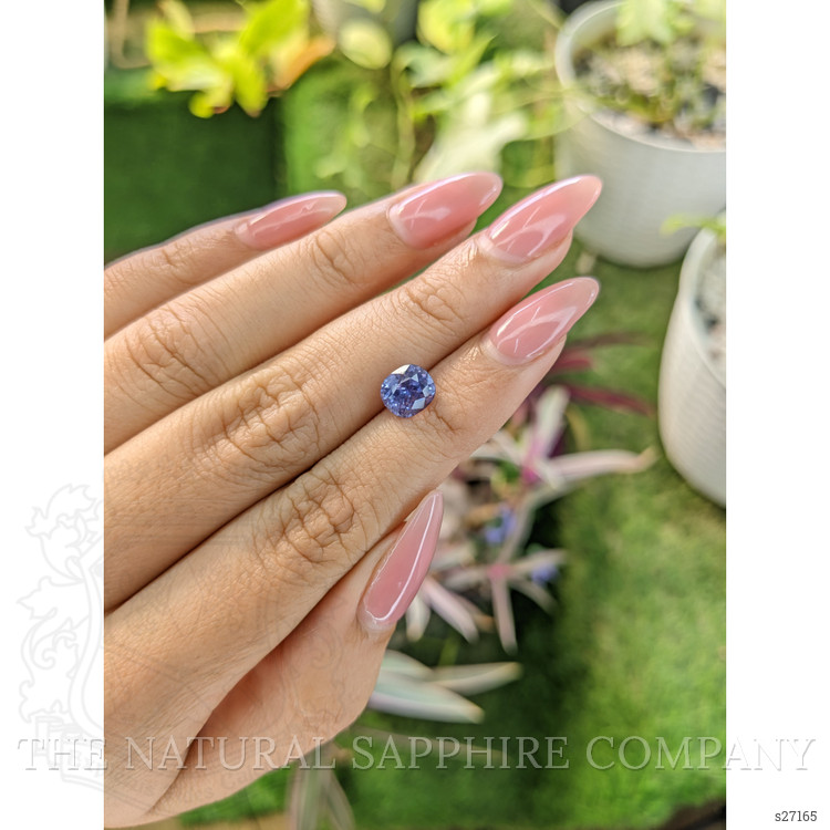 2.15 Ct. Violet Sapphire from Ceylon (Sri Lanka)