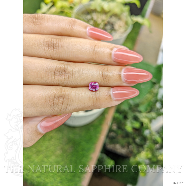 1.27 Ct. Purplish Pink Sapphire from Ceylon (Sri Lanka)