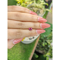 1.15 Ct. Reddish Pink Sapphire from Ceylon (Sri Lanka) Life Style
