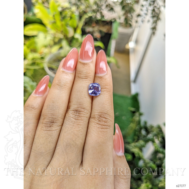 3.23 Ct. Violet Sapphire from Ceylon (Sri Lanka)