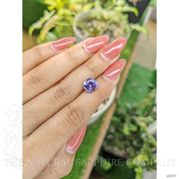 3.23 Ct. Violet Sapphire from Ceylon (Sri Lanka)