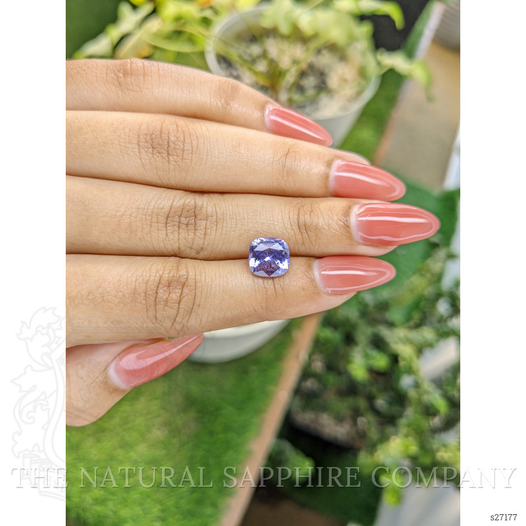 3.23 Ct. Violet Sapphire from Ceylon (Sri Lanka)
