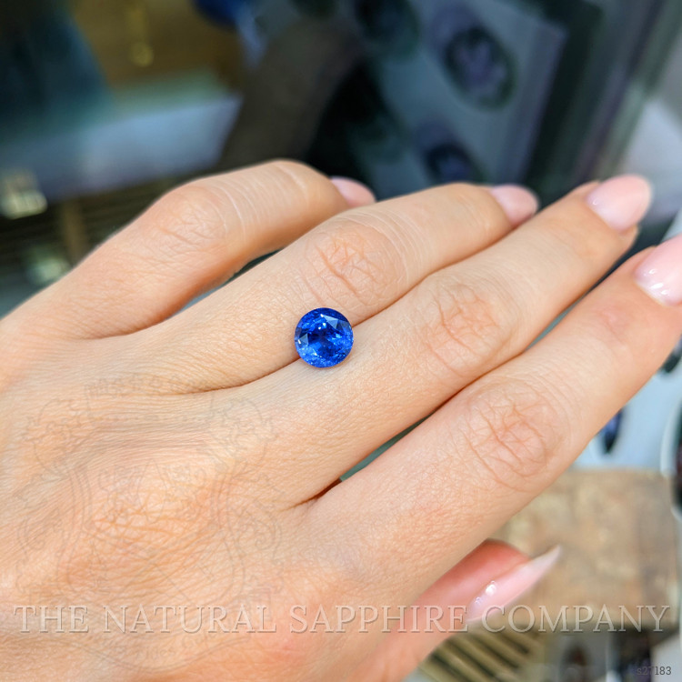 2.52 Ct. Blue Sapphire from Ceylon (Sri Lanka)