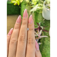 0.39 Ct. Peach Sapphire from Ceylon (Sri Lanka) Life Style