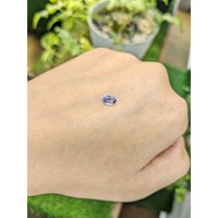 0.43 Ct. Blue Sapphire from Ceylon (Sri Lanka) Life Style