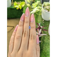 0.54 Ct. Blue Sapphire from Ceylon (Sri Lanka) Life Style