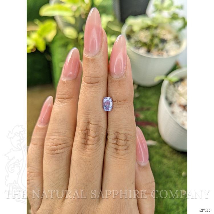 1.18 Ct. Purple Sapphire from Ceylon (Sri Lanka)