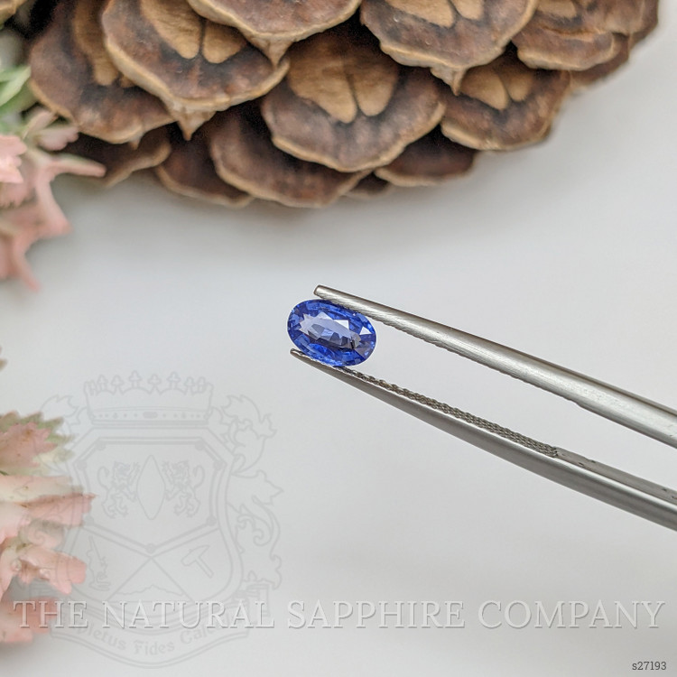 0.53 Ct. Blue Sapphire from Ceylon (Sri Lanka)