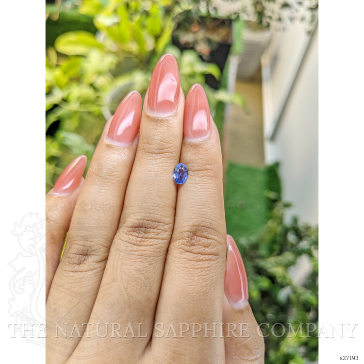 0.53 Ct. Blue Sapphire from Ceylon (Sri Lanka)