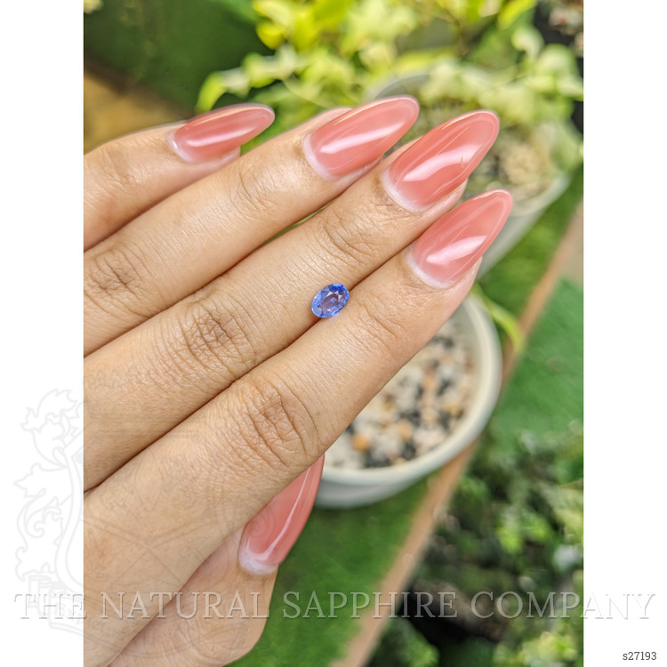 0.53 Ct. Blue Sapphire from Ceylon (Sri Lanka)