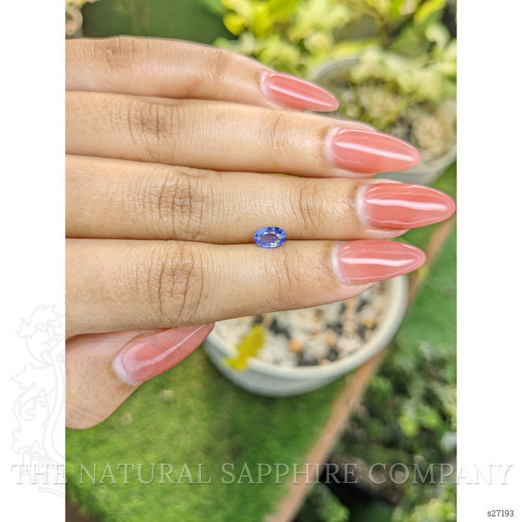 0.53 Ct. Blue Sapphire from Ceylon (Sri Lanka)