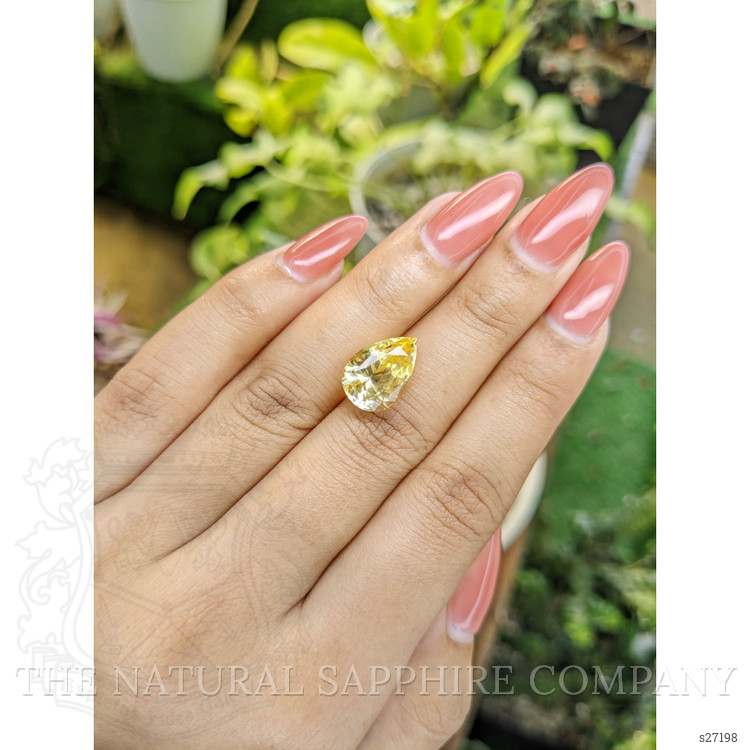 8.48 Ct. Yellow Sapphire from Ceylon (Sri Lanka)