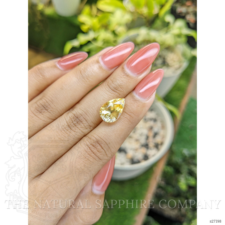 8.48 Ct. Yellow Sapphire from Ceylon (Sri Lanka)