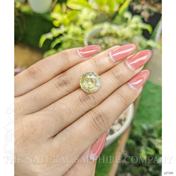 10.51 Ct. Yellow Sapphire from Ceylon (Sri Lanka)