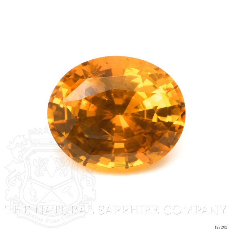 12.05 Ct. Orange Sapphire from Ceylon (Sri Lanka)