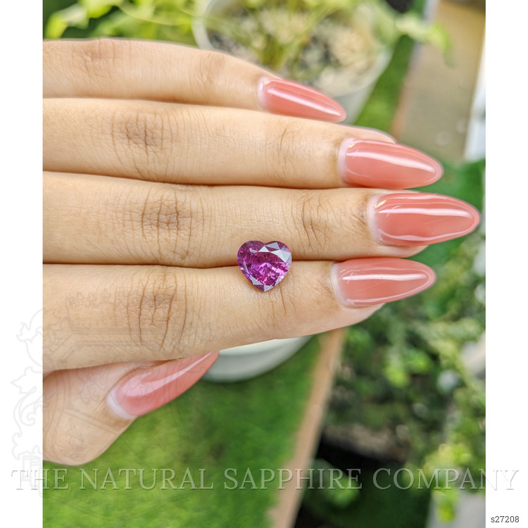 3.33 Ct. Pinkish Purple Sapphire from Ceylon (Sri Lanka)