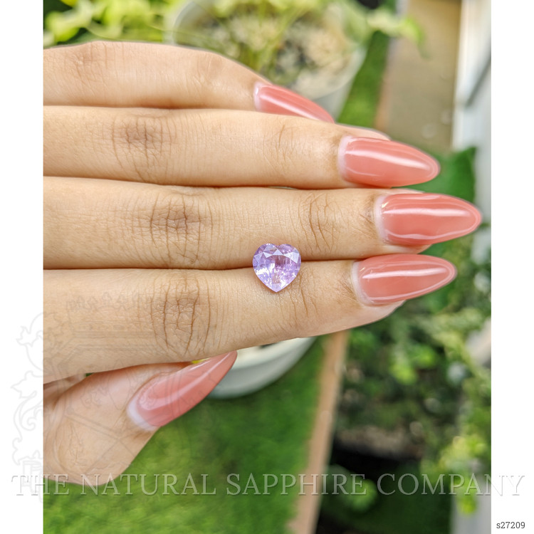 2.64 Ct. Pinkish Purple Sapphire from Ceylon (Sri Lanka)