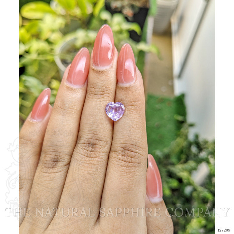 2.64 Ct. Pinkish Purple Sapphire from Ceylon (Sri Lanka)