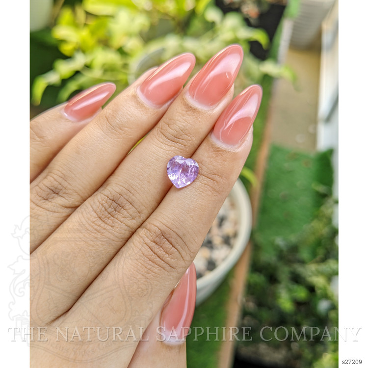 2.64 Ct. Pinkish Purple Sapphire from Ceylon (Sri Lanka)