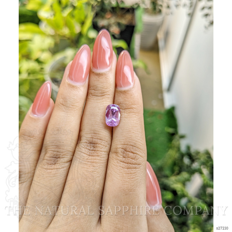 3.39 Ct. Pinkish Purple Sapphire from Ceylon (Sri Lanka)