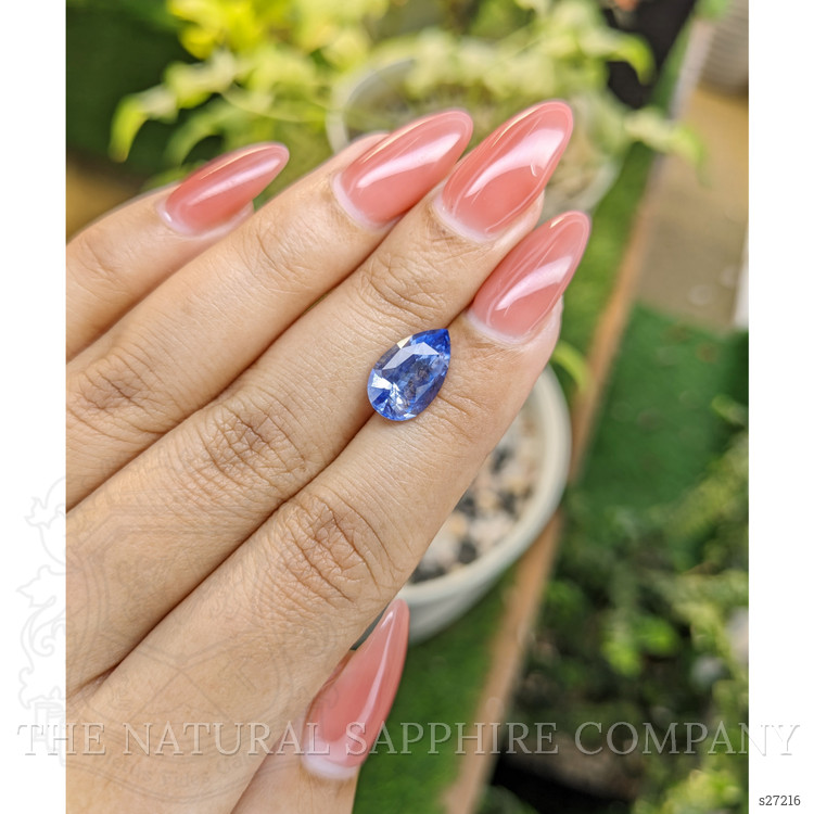 3.72 Ct. Blue Sapphire from Ceylon (Sri Lanka)