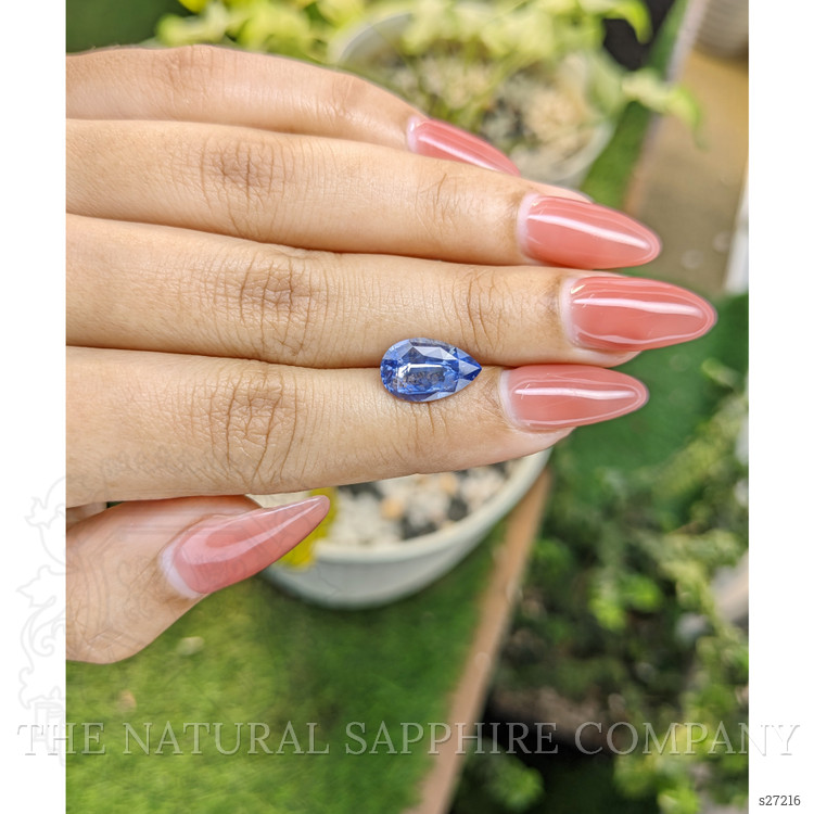 3.72 Ct. Blue Sapphire from Ceylon (Sri Lanka)